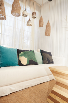 ALMOHADON PINTADO GREEN en internet