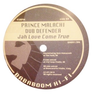 12" UK Principal/Prince Malachi - Positively Clear/Let Jah Love Come True [NM]