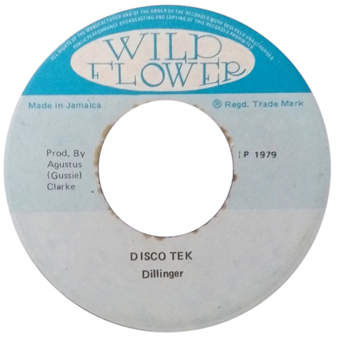 7" Dillinger - Disco Tek/Version (Oringinal Press) [VG]
