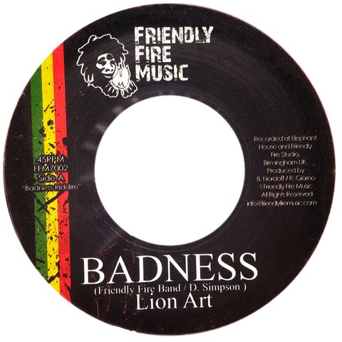 7" Lion Art/Jah Marnyah - Badness/First Time [VG+]