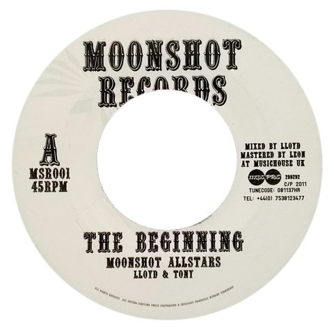 7" Moonshot Allstars - The Beginning/Part Two [VG+]
