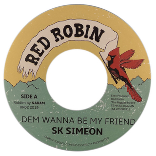 7" SK Simeon/Naram - Dem Wanna Be My Friend/Version [NM]