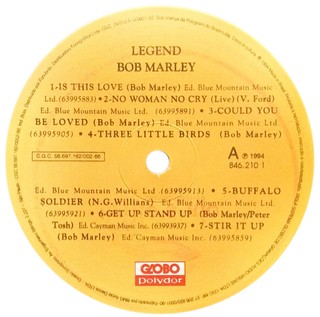 LP Bob Marley & the Wailers - Legend [VG+] na internet