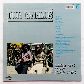 LP Don Carlos - Day to Day Living [VG] - comprar online