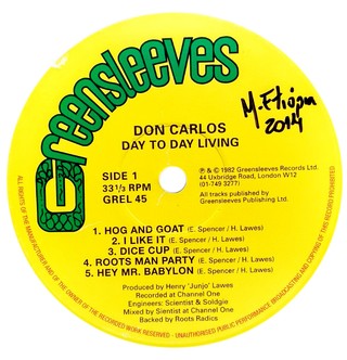 LP Don Carlos - Day to Day Living [VG] na internet