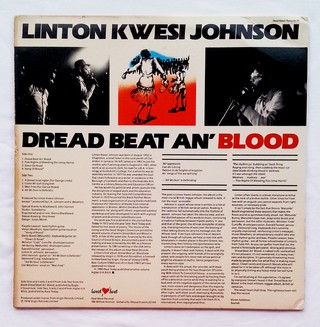 LP Linton Kwesi Johnson - Dread Beat An' Blood [VG+] - comprar online