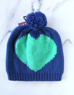 Gorrito de lana corazón