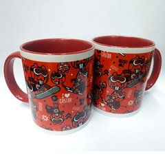 TAZA CON INTERIOR ROJO