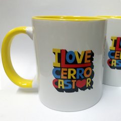 TAZA CON INTERIOR AMARILLO