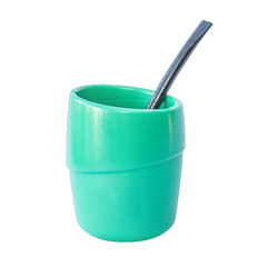 6003 - Mate plástico c/ bombilla  saca yerba - comprar online