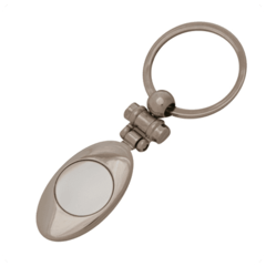 933090 - LLAVERO OVAL CHICO METAL