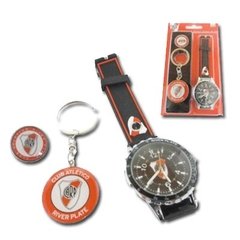 935730 - SET RELOJ - LLAVERO - PIN RIVER PLATE