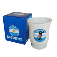 943150 - MATE DE VIDRIO ARG, C/CAJA