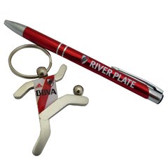 945511 - Set llavero jugador y bolig. River c/estuche - comprar online
