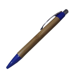 947140 - Boligrafo bambu c/azul