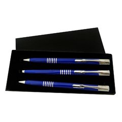 948100 - Set x3 Boligrafos Azules en estuche