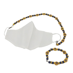 935001 - Colgante p/ barbijo Boca c/ pulsera