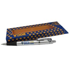 947161 - Boligrafo plateado Boca en cajita