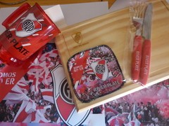 11340 - SET ASADO RIVER PLATE CON INDIVIDUAL Y VASO - comprar online