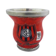 2470 - Mate vidrio forrado San Lorenzo