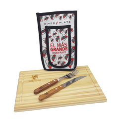 20110 - SET ASADO RIVER EN ESTUCHE ELASTICO - comprar online