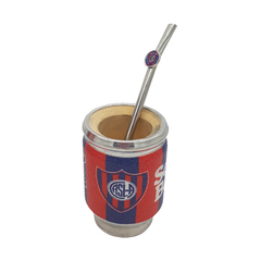 935 - SET MATE Y BOMBILLA SAN LORENZO - Nuevo Emporio | Productos de fútbol