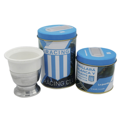 20531 - SET MATERO YERBERA Y MATE PLASTICO RACING