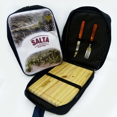 SET ASADO CON ESTUCHE DISEÑO REGIONAL