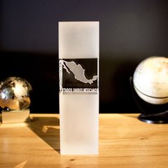ST- T532 TROFEO DE CRISTAL RECTANGULAR