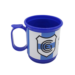 TAZA PLÁSTICA CON CUCHARA