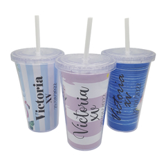 Vaso tipo Starbucks c/ sorbete