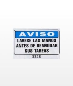 Cartel de alto impacto serigrafiado 30X40 - tienda online