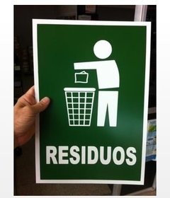 Cartel de alto impacto serigrafiado 30X40