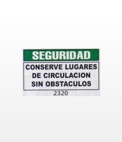 Cartel de alto impacto serigrafiado 30X40 - tienda online
