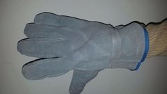 Guante 60 U. Descarne Gris Reforzado Puño Corto Fabr.fact A - comprar online