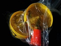 Faro 2 Baliza Led Pilas Para Conos Viales.2 Baliza Led Roja