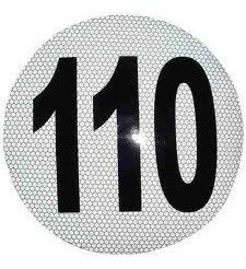 Circulo Velocidad Maxima 3m Real Homologado 80-90-110 (21cm) - comprar online