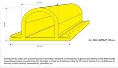 Botazo 100x55 mm (x metro) Protector para embarcaciones y muelles