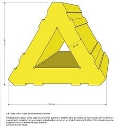 Calza para camiones y aviones 160x140 mm (28 mm de espesor - juego 2U x 40 cm con 1 m de soga) - comprar online