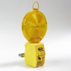 Baliza led doble faz con sensor solar (1 bateria descartable 4R25 6V no incluida)