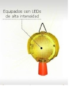Faro Led Intermitente Para Conos Viales. Baliza Led en internet
