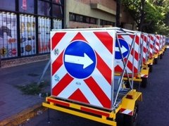 Equipo movil para Desvios de 15 opticas led OPT-61L (NO incluye trailer liviano, baterias y cargador)