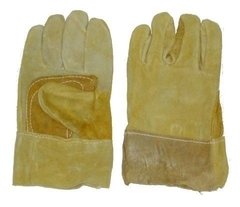 Guante De Trabajo Descarne Puño Corto Amarillo Reforzado - comprar online