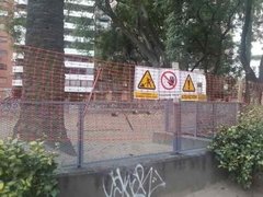 Malla De Seguridad Naranja , Red Plástica - 4 Cerebros