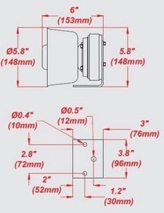 Sirena Electronica 2 Sonidos 12V-75W - comprar online