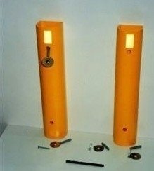 Topes De Estacionamiento Pvc Plastico Flex Kit en internet