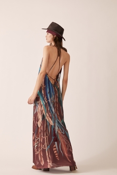 Iruya Vestido Largo Con Espalda Descubierta - comprar online