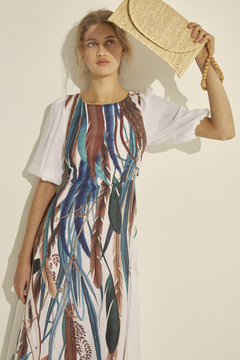 Iruya Vestido Largo Cut-Out - Shop S-Mode