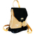 Mochila DONNA - Nude y negra - comprar online