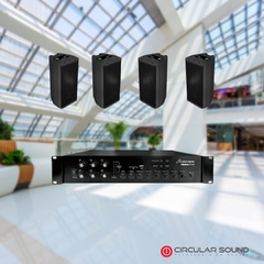 Combo Para Música Funcional 4 Parlantes Sts con Amplificador